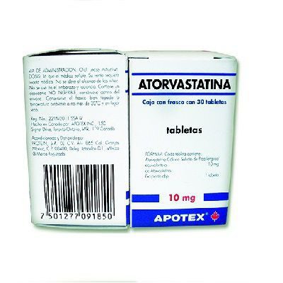 ATORVASTATINA 10MG TAB C/30 (2×1)