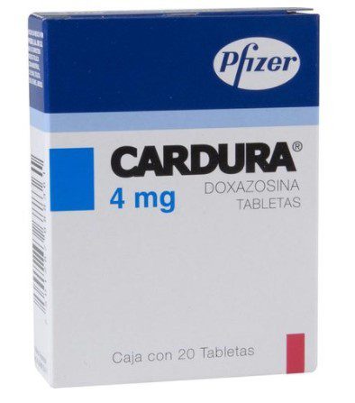 CARDURA 4MG TAB C/20