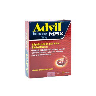 ADVIL MAX 400 MG C20 CAPS