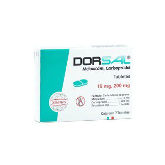 DORSAL 15/200MG TAB C/7