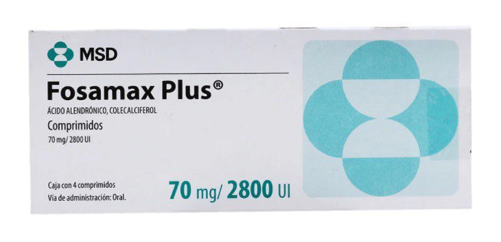 FOSAMAX PLUS 70MG/2800UI C/4 COM