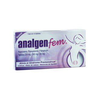 ANALGEN FEM 220/300/25MG TAB C/12